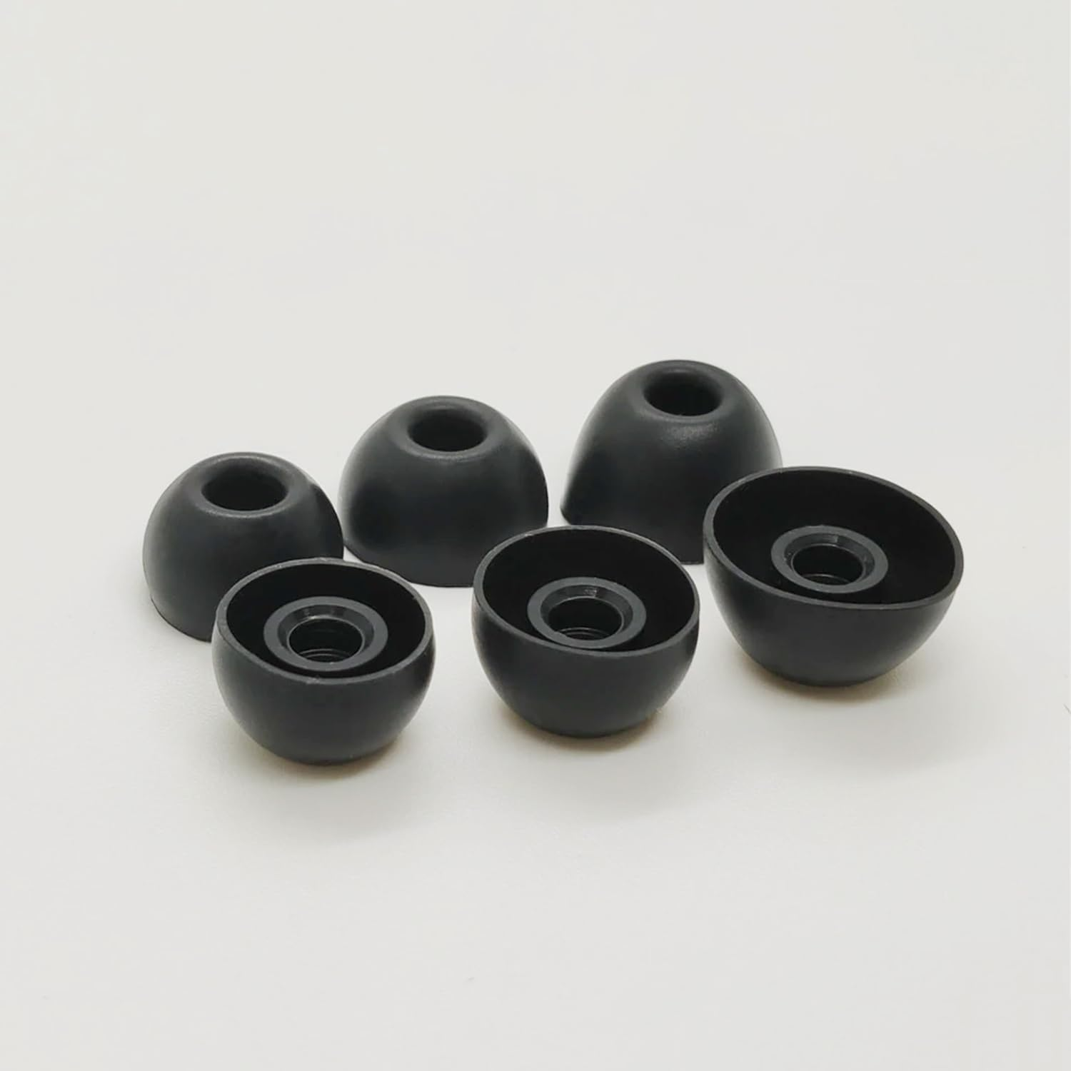 Aiivioll 6Pcs Silicone Ear Tips for Beats Fit Pro/Studio Buds/Studio Buds+ in Ear Tips Eartips Replacement Buds S/M/L (Black) image number 5