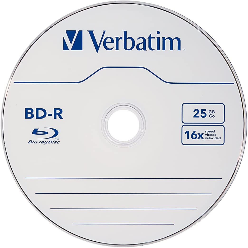 Verbatim 10Pk BD-R 25GB 6X with Surface - Blu-Ray Discs - 10-Disc image number 6