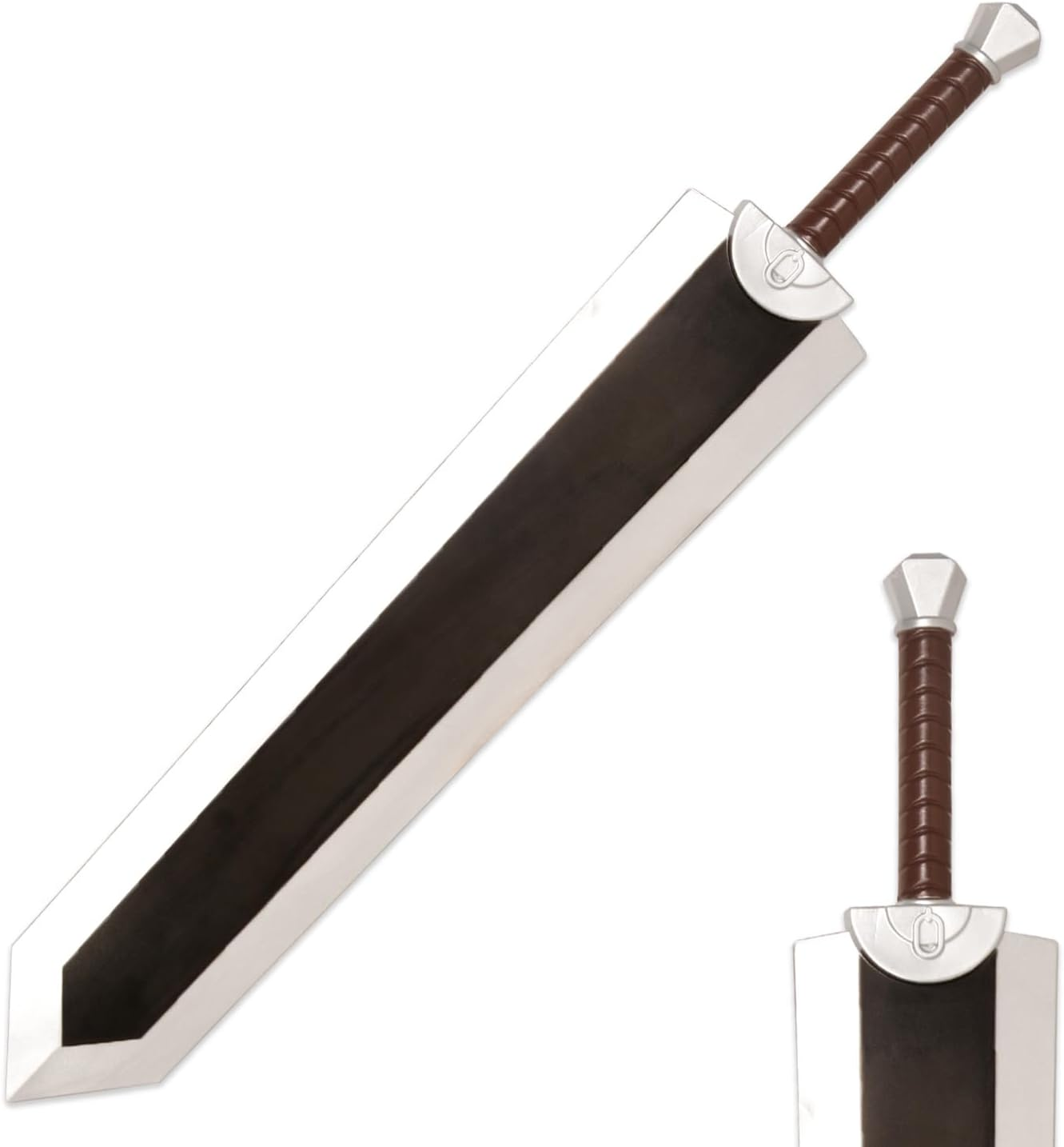 101Cm Anime Berserk Dragon Great Sword Plastic PU Foam Material,For Display,Collection,Stage Performance image number 1