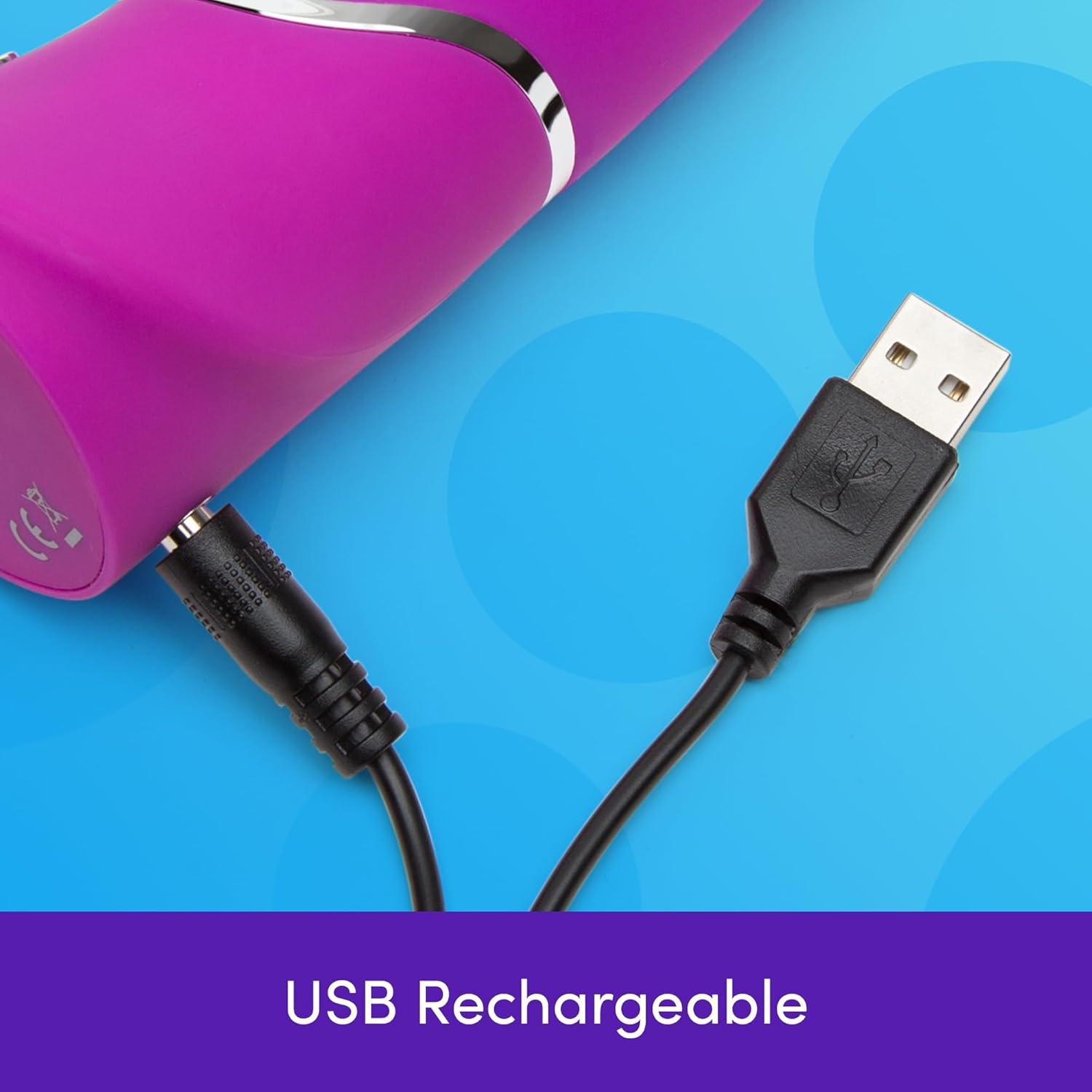 Lovehoney Thrusting Rabbit Vibrator for Women | Silicone Thrusting Dildo G Spot Massager Tool | 15 Powerful Vibration Modes | Dual Motor Clit Vibrator | Rechargeable Adult Sex Toys for Couples image number 4