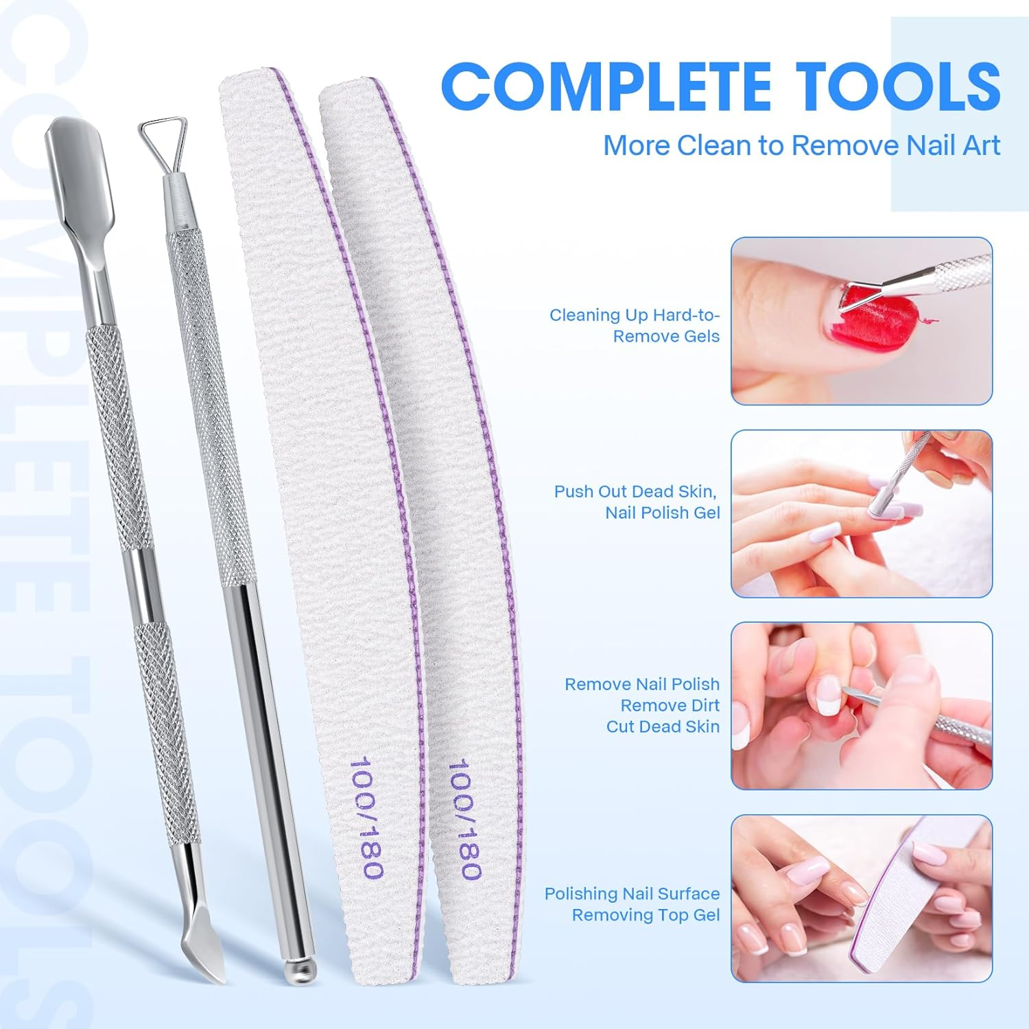 Electric Steam Nail Remover - 36W Upgraded Gel Polish Remover Set, Nail Polish Removal Machine for Gentle Care Hands, Universal for Home and Salons image number 3