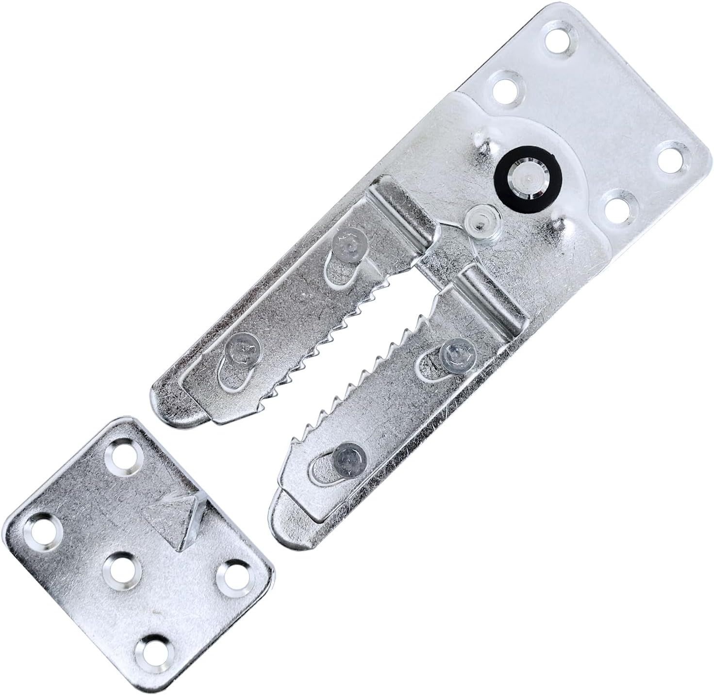 Auto-Plaza 10X Galvanized Alloy Sofa Sectional Couch Connector Furniture Connector Clips Silver (5.5 Inch) image number 2