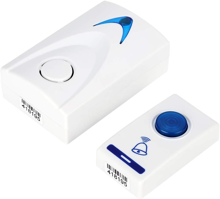 LED Wireless Chime Door Bell Doorbell with Wireles Remote Control 32 Tune Songs C1 100M Range Digital Doorbell Waterproof for Home Office Hotel image number 4