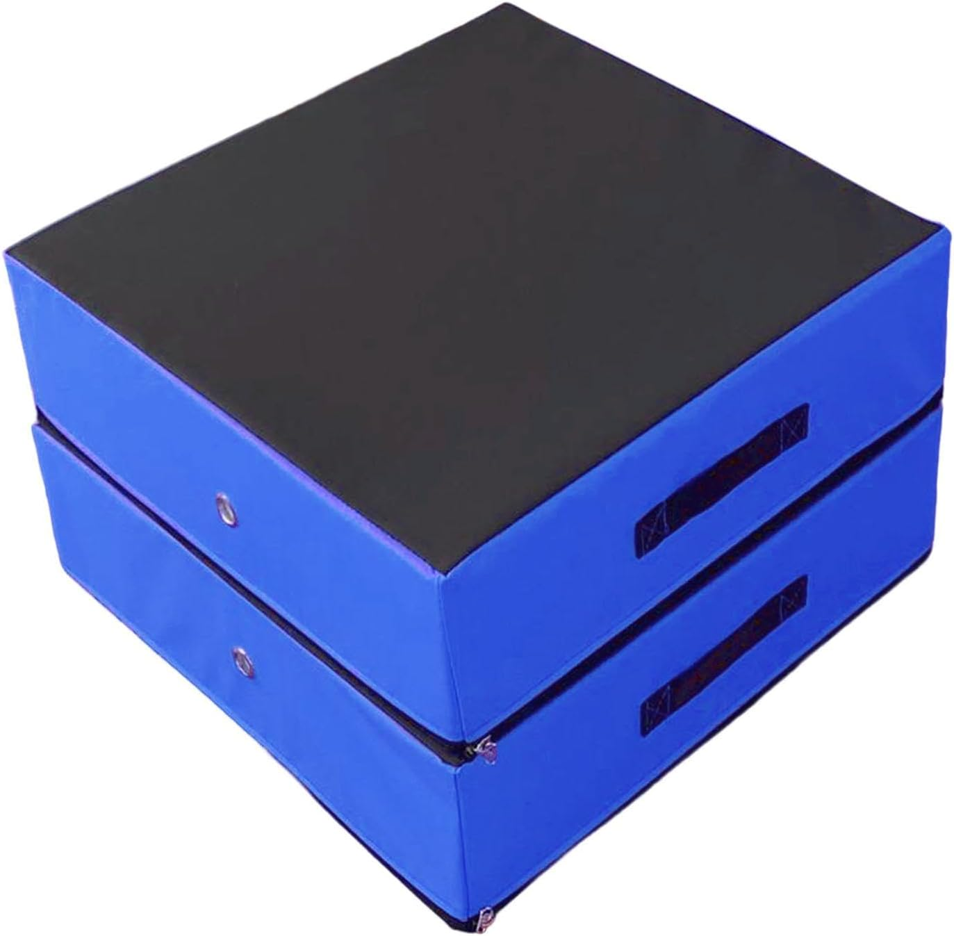 Kibcslic 2 Weightlifting Fall Protection Mats, Barbell Deadlift Mats, Compact 50 X 50 X 15 Cm (20 X 20 X 6 Inches), Weightlifting Drop Mats for Fitness