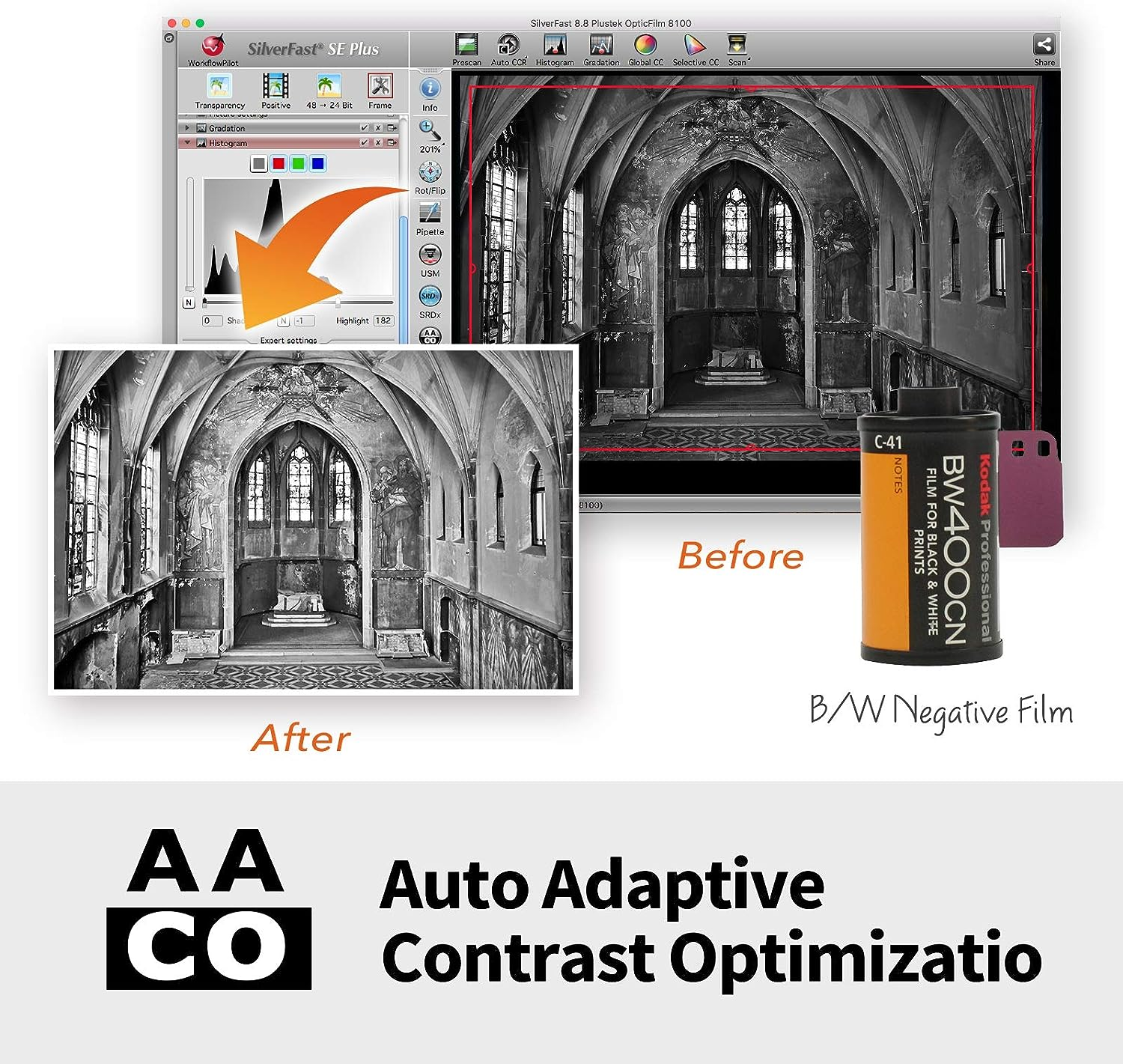 Plustek Opticfilm 8100 Handheld, Film and Imaging Scanner