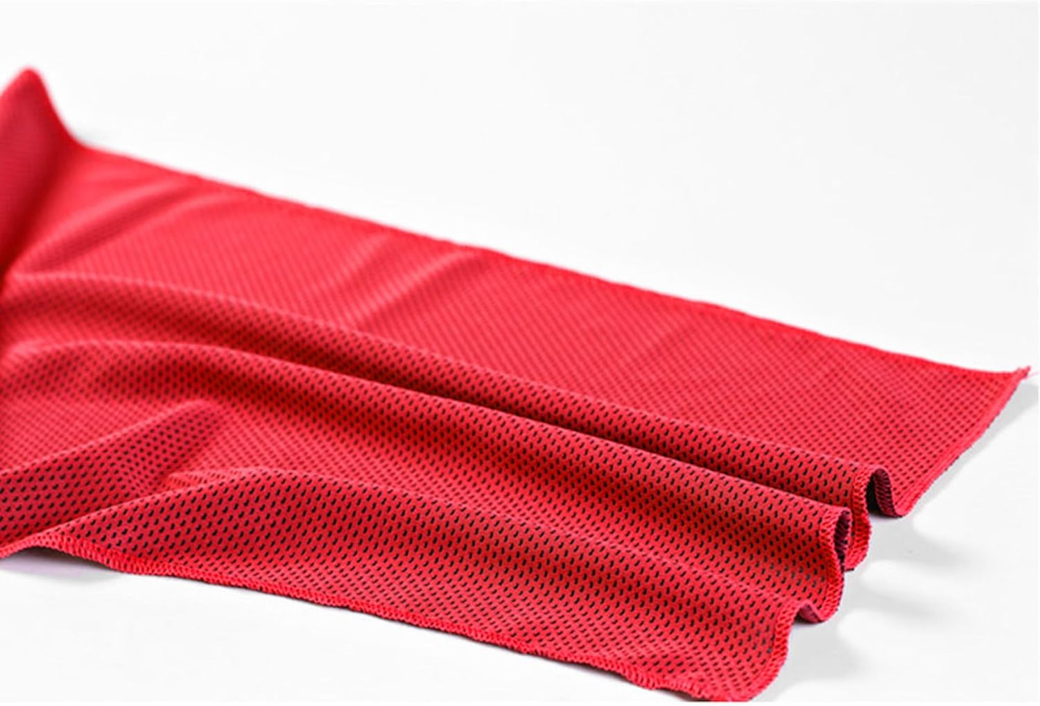 Generic 2 Pack Cooling Towel, 80Cm X 30Cm, Microfiber, Red, Soft, Breathable, Stay Cool for Yoga, Sport, Gym, Workout, Camping, Fitness, Running