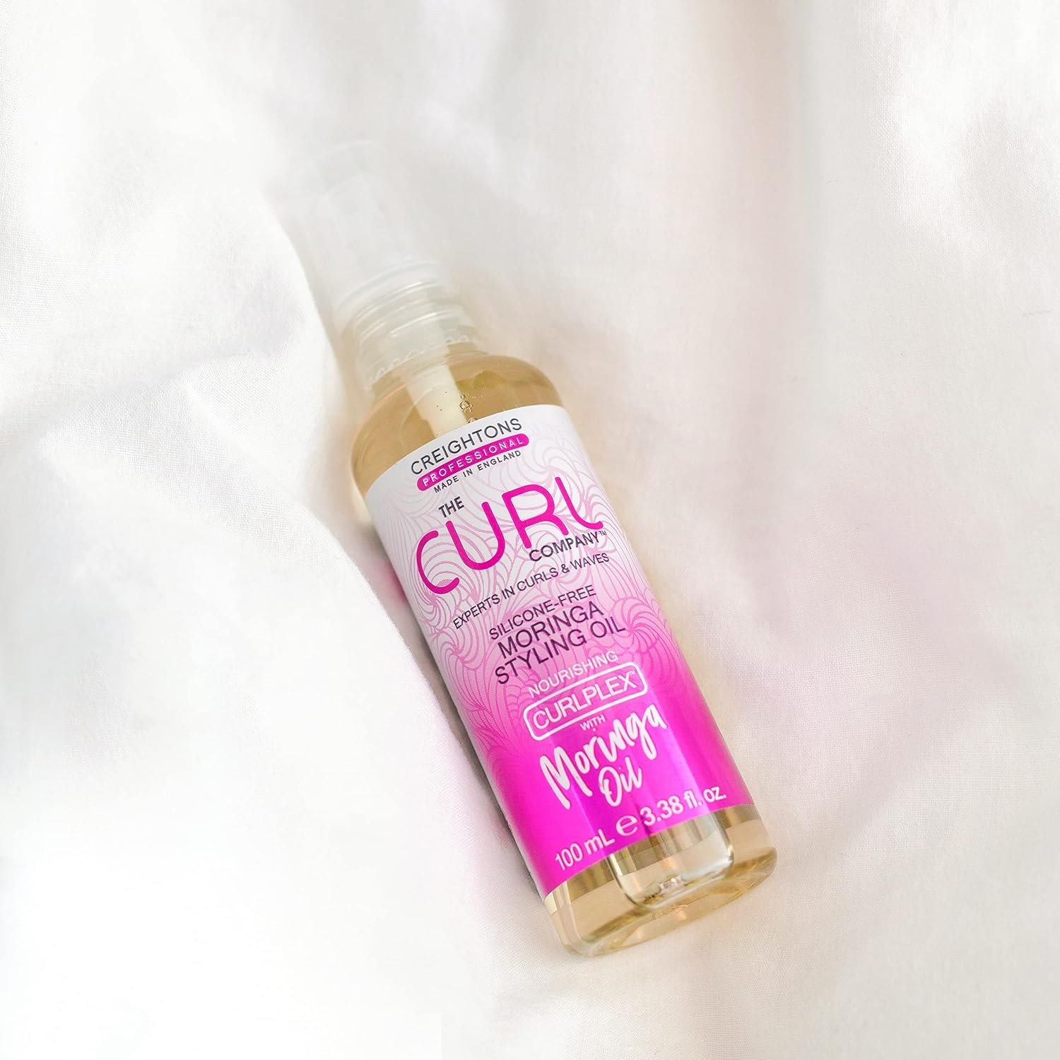 The Curl Company Silicone Free Moringa Styling Oil (100Ml) - Formulated with Nourishing Moringa Oil. the Experts in Curls & Waves. Smooths & Nourishes Hair for Hydrated Curls, Coils & Waves image number 3