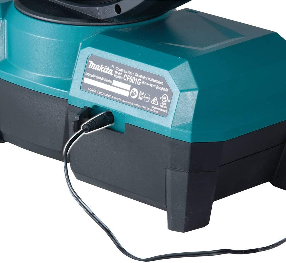 Makita CF001GZ 40V Max Li-Ion XGT Swing Fan - Batteries and Charger Not Included image number 4