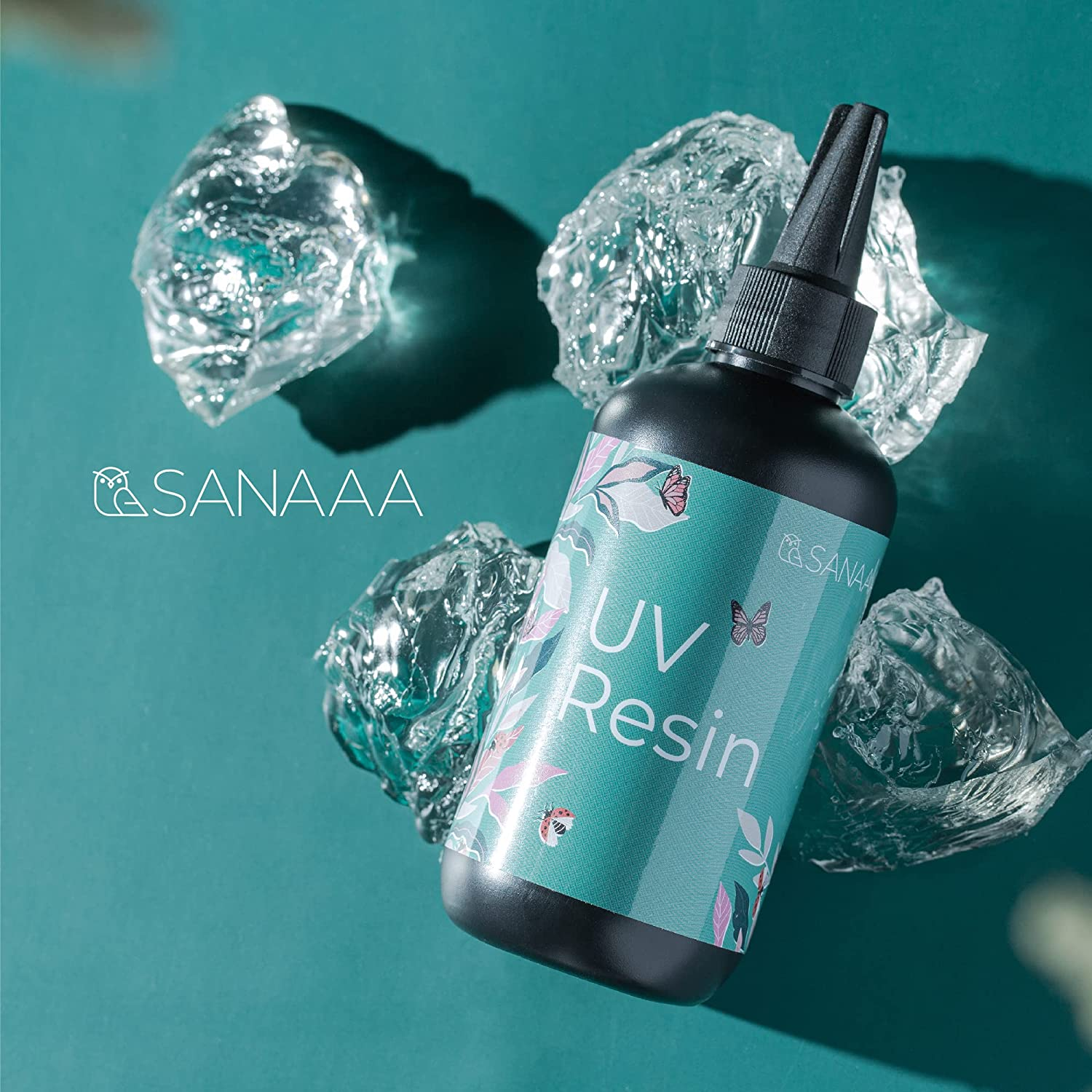 UV Resin 200G One Minute Fast Curing Clear Hard Type for Polymer Clay Seal, Tumbler, Pen, DIY Earring Pendant Jewelry Making image number 5