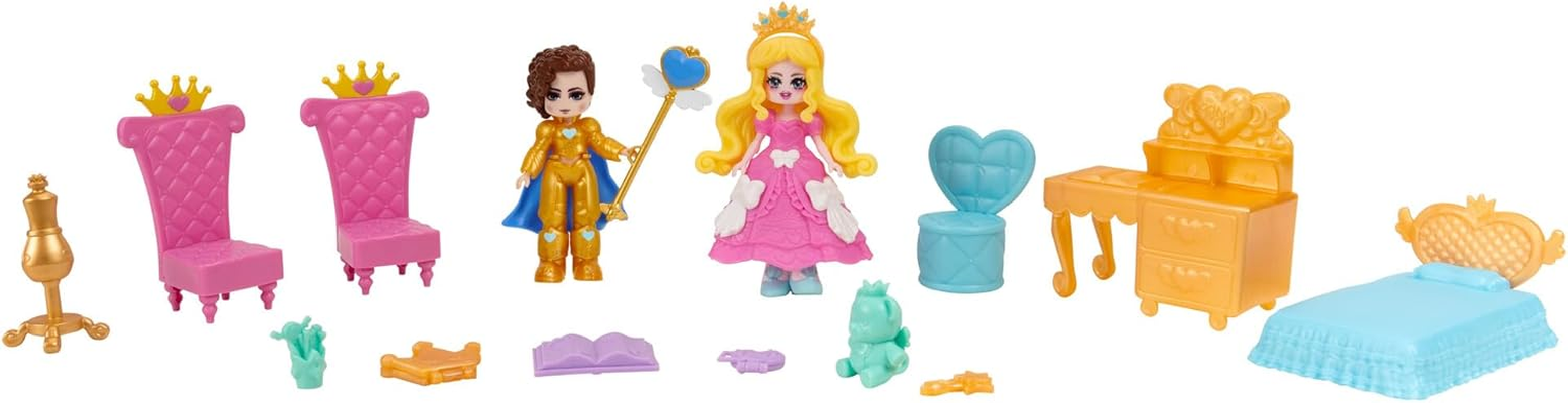 Royale High Castle Campus Playset - (2) Exclusive Dolls, 3 Floors to Explore with 360&deg; Play - 19 Accessories - Virtual Item Code Included - Ages 5+