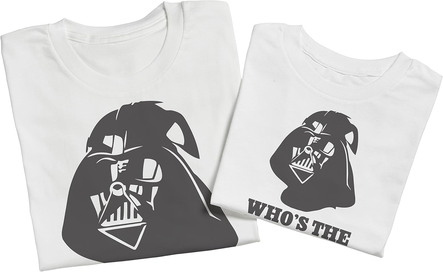 Zarlivia Clothing Who'S the Daddy? - Matching Father Kids Gift Set - Mens T Shirt & Kid'S T Shirt - White - Xx-Large & 9-10 Years image number 4