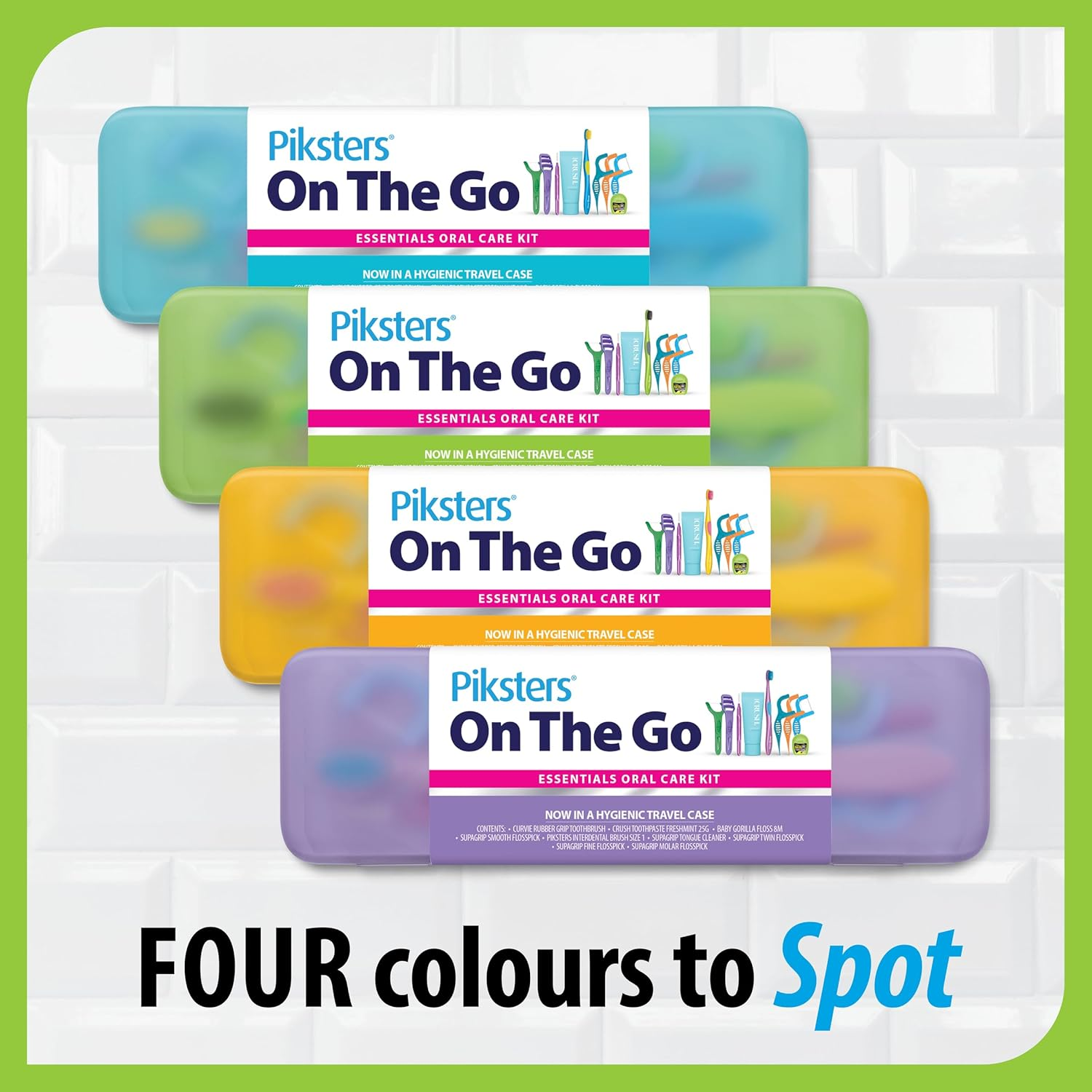 Piksters on the Go Essentials Oral Care Kit image number 1