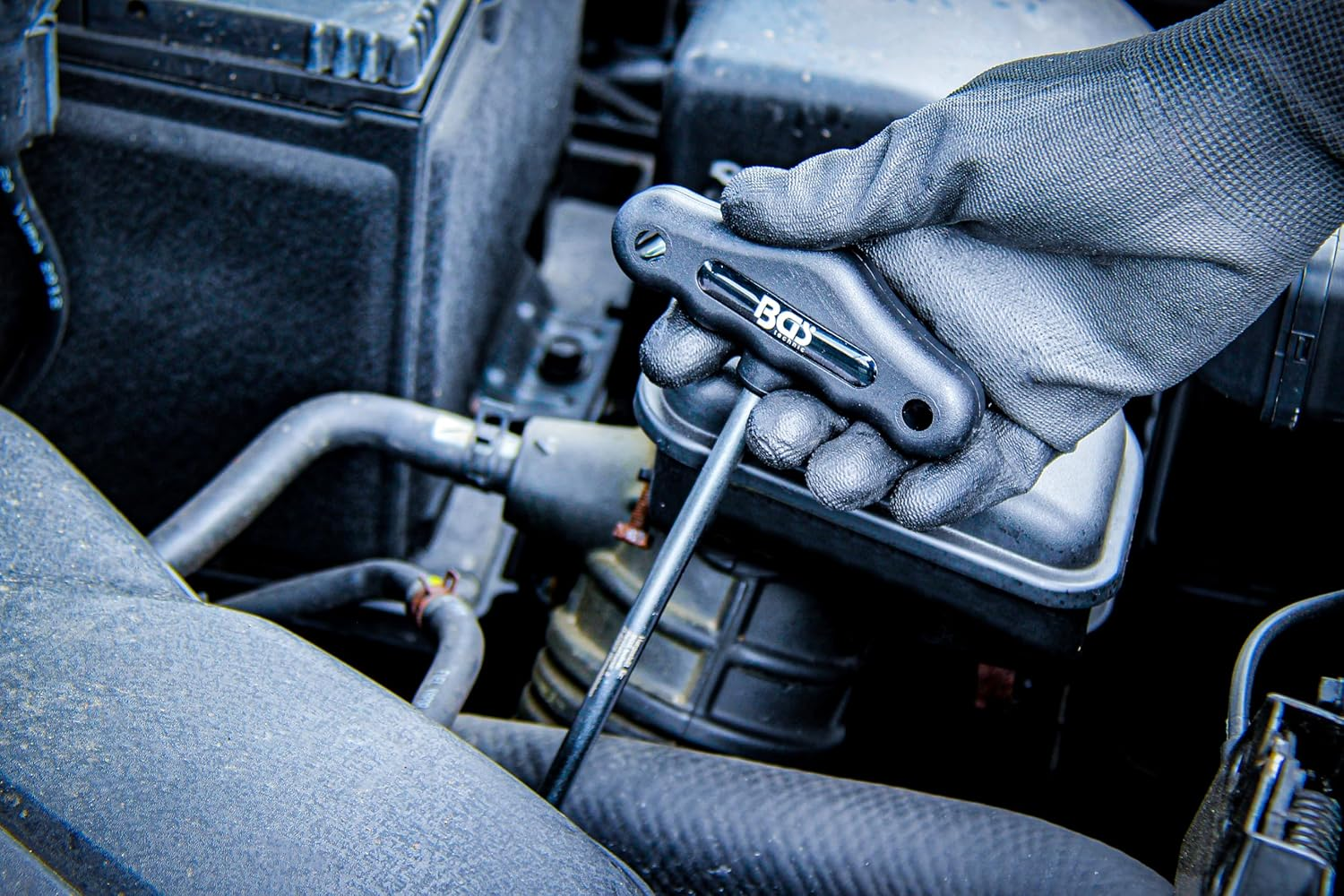 BGS 8995 | Socket Spanner with T-Handle, Hexagonal, Length 430 Mm, SW 10 Mm image number 1