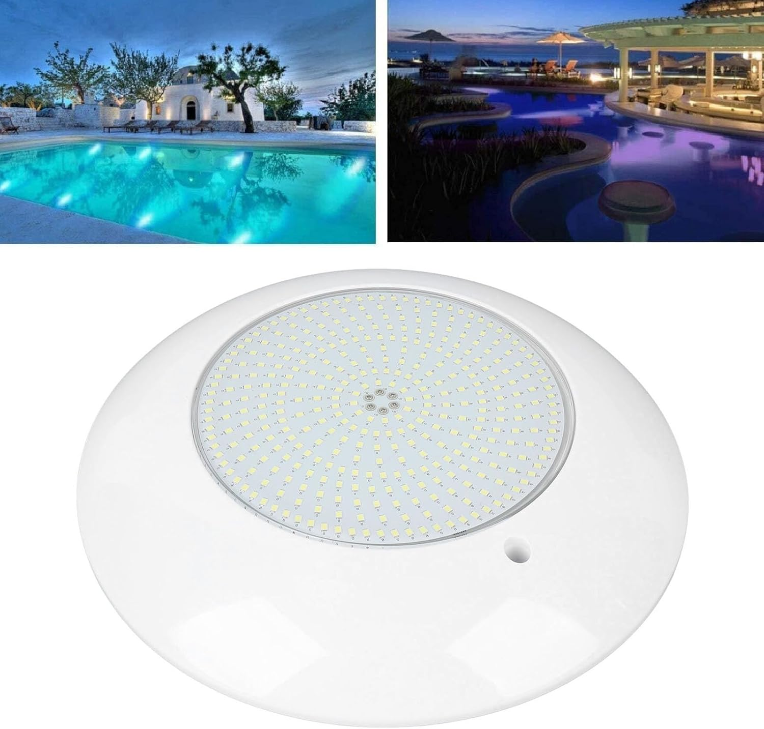 Marhynchus Pool Light AC12V 25W LED IP68 Water Resistant Swimming Pool Underwater Light for High Bay Low Bay Swimming Home Aquariums image number 1