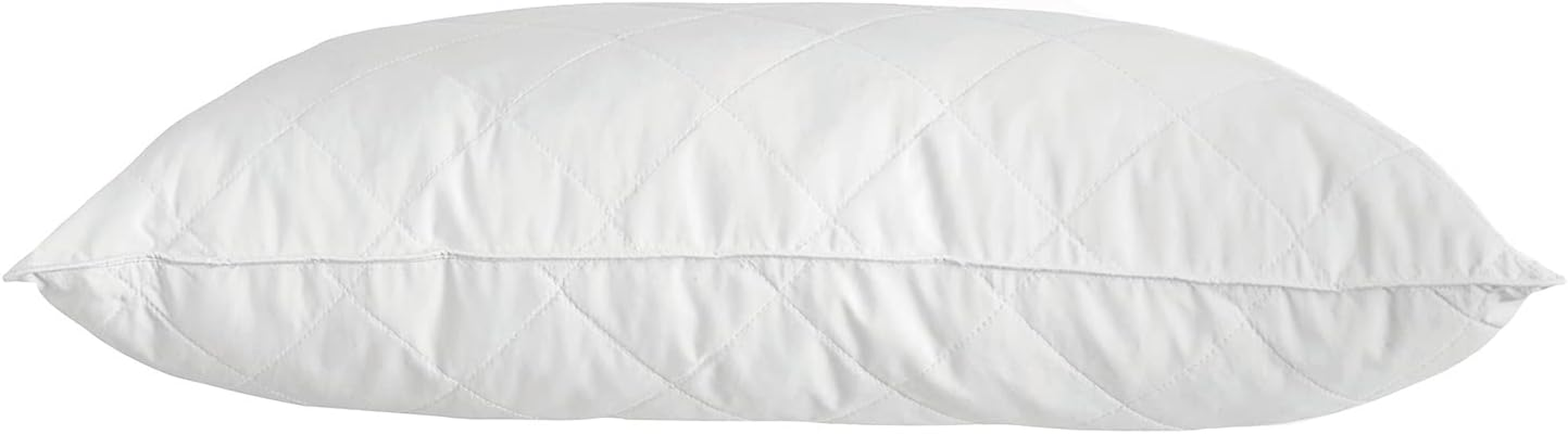 Royal Comfort Pillow Bamboo Blend Quilted Luxury Supportive Bamboo Blend 100% Cotton Cover 50 X 75Cm (White, 2 Pack) image number 2