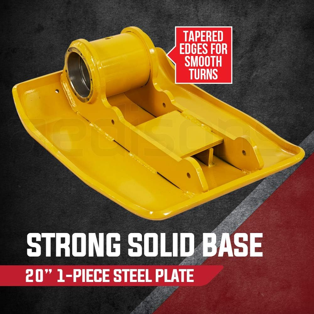 Baumr-Ag BCX-800 7HP 111KG Commercial Plate Compactor with Sprinkler System and Transport Wheels image number 2