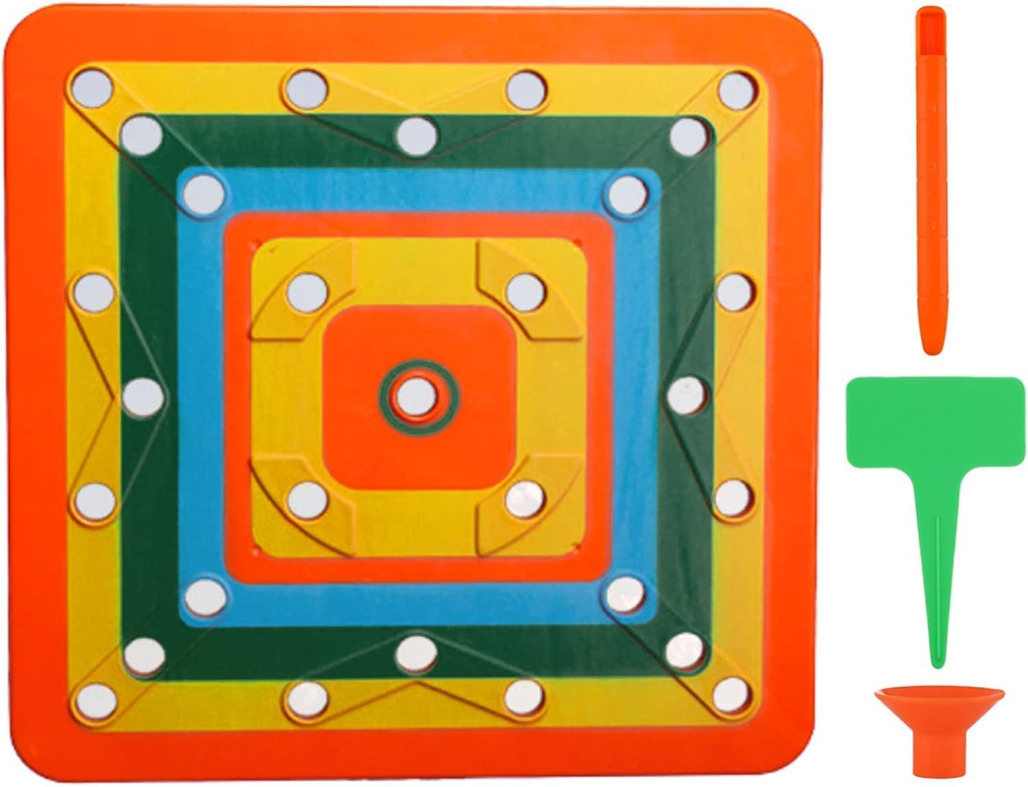 Square Foot Gardening Template | Portable ABS Square Template for Seeds Planting | Seed Sowing Tool Kit for Planting Vegetables and Fruits Gardening Supplies image number 4