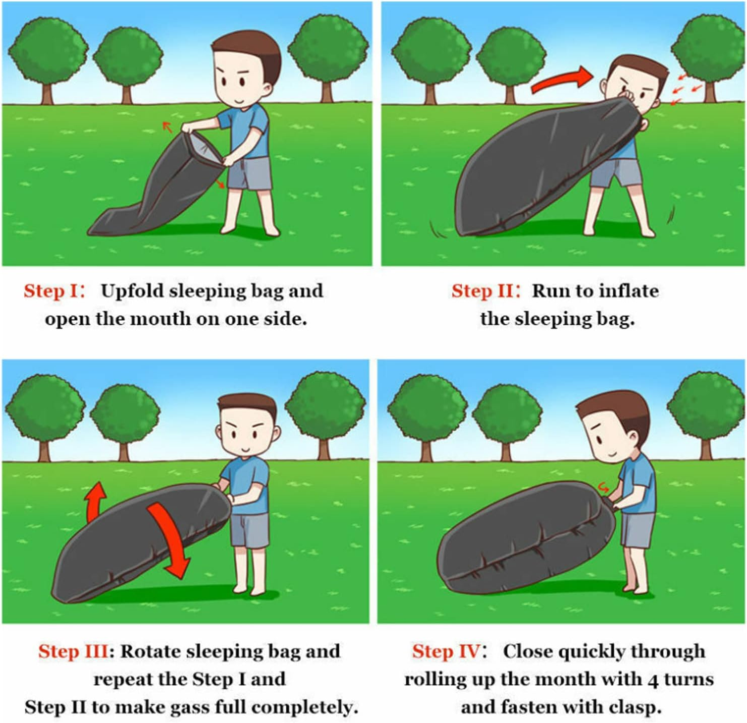 Yotsuba Air Lounger, Fast Inflatable Air Sofa & Sleeping Bed, Portable Camping Accessory for Indoor & Outdoor image number 5