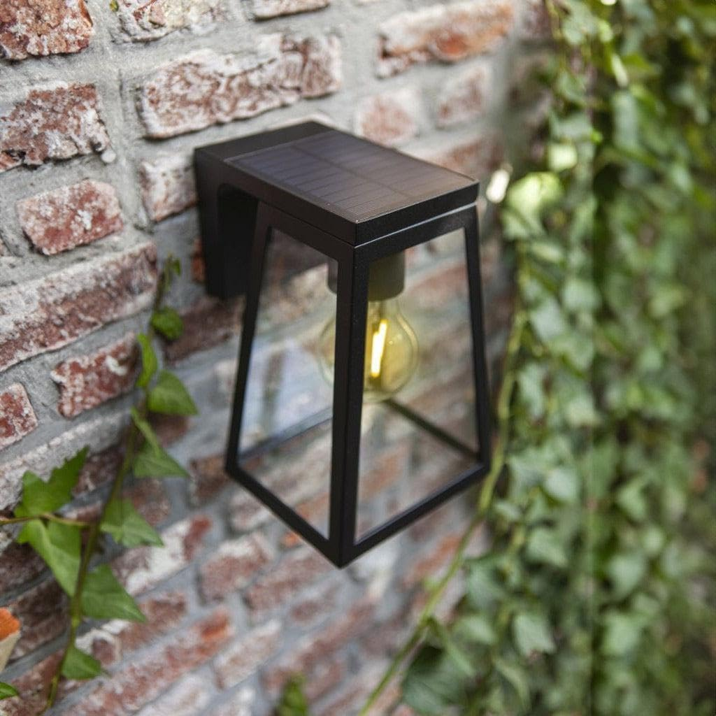 Solar LED Coach Wall Light, 140Mm X 164Mm X 207Mm, Matte Black Aluminium, IP54 Weather Resistant