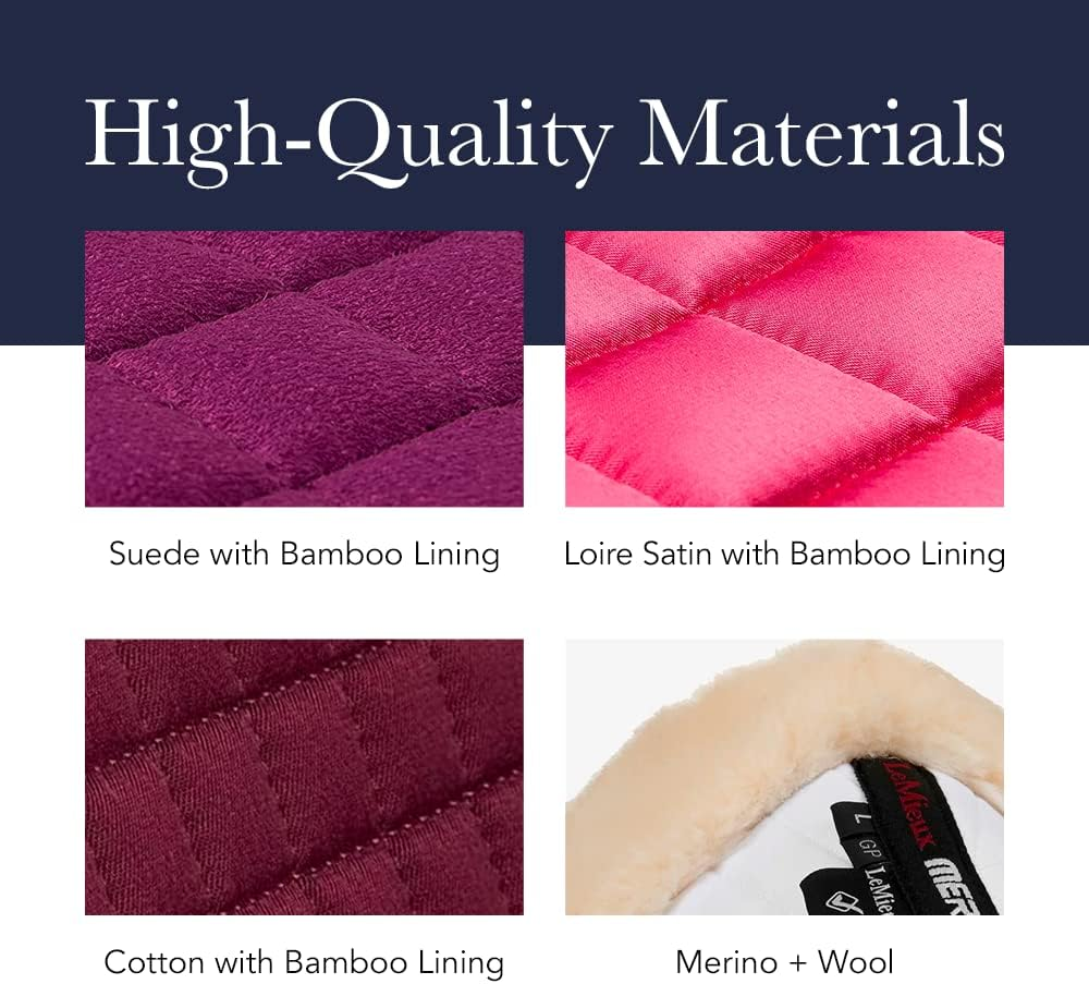 Lemieux General Purpose Suede Square Saddle Pad - English Saddle Pads for Horses - Equestrian Riding Equipment and Accessories image number 6