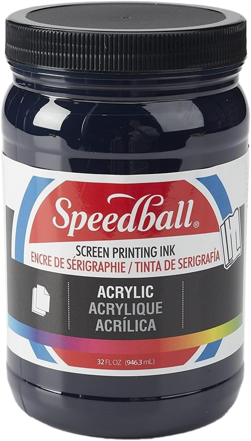 Speedball Acrylic Screen Printing Ink 946 Ml, Dark Blue