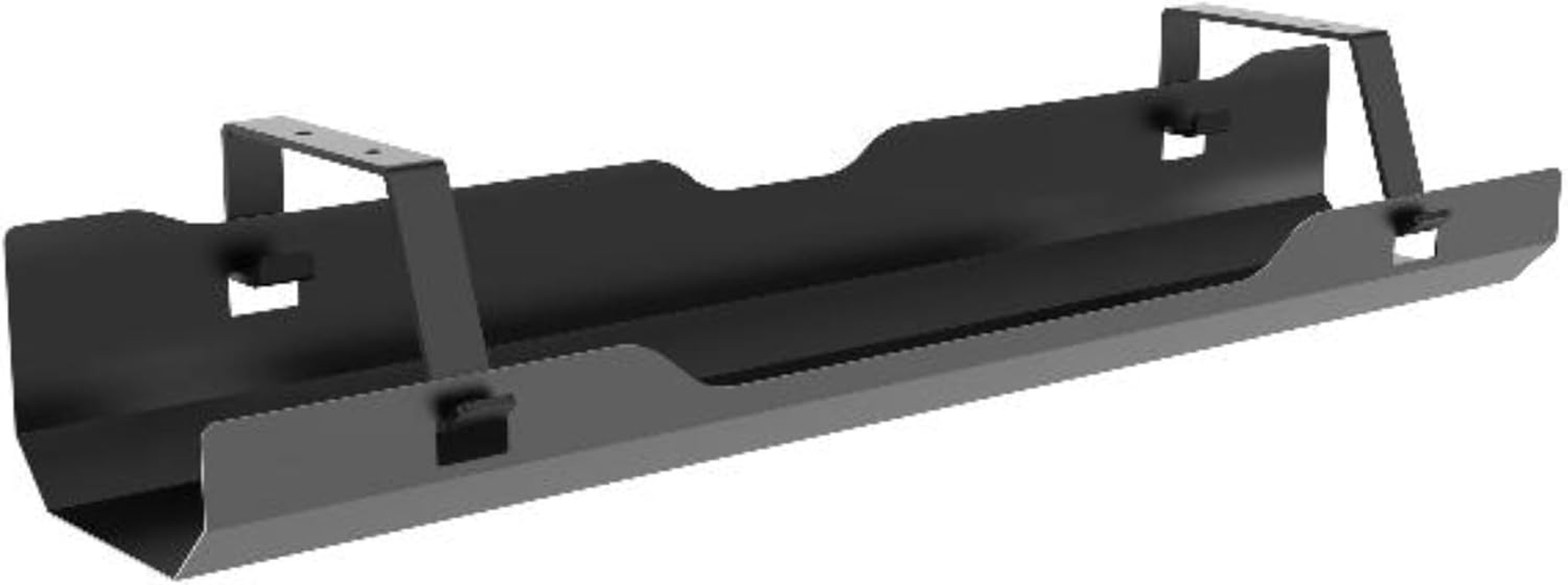 Brateck Under-Desk Cable Management Tray, Black, 600 X 135 X 108 Mm