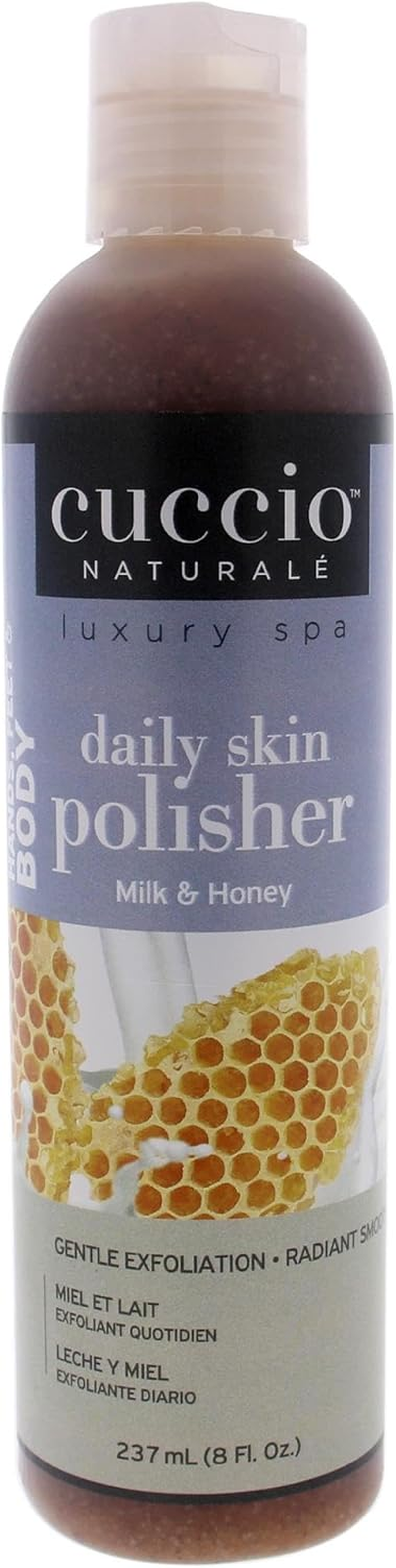 Cuccio Cuccio Naturale Daily Skin Body Polisher - Soothes and Softens Your Skin - Gentle Exfoliation Process - Lifts Dead Cells from the Skin&rsquo;S Surface 8 Fl Oz image number 4