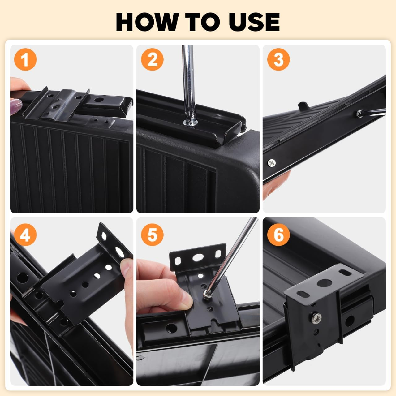 TEHAUX Keyboard Tray under Desk, Keyboard Drawer Slide Out Computer Drawer with Guide Rails - Pull Out Platform for Office Gaming 20 X 9 Inch image number 4