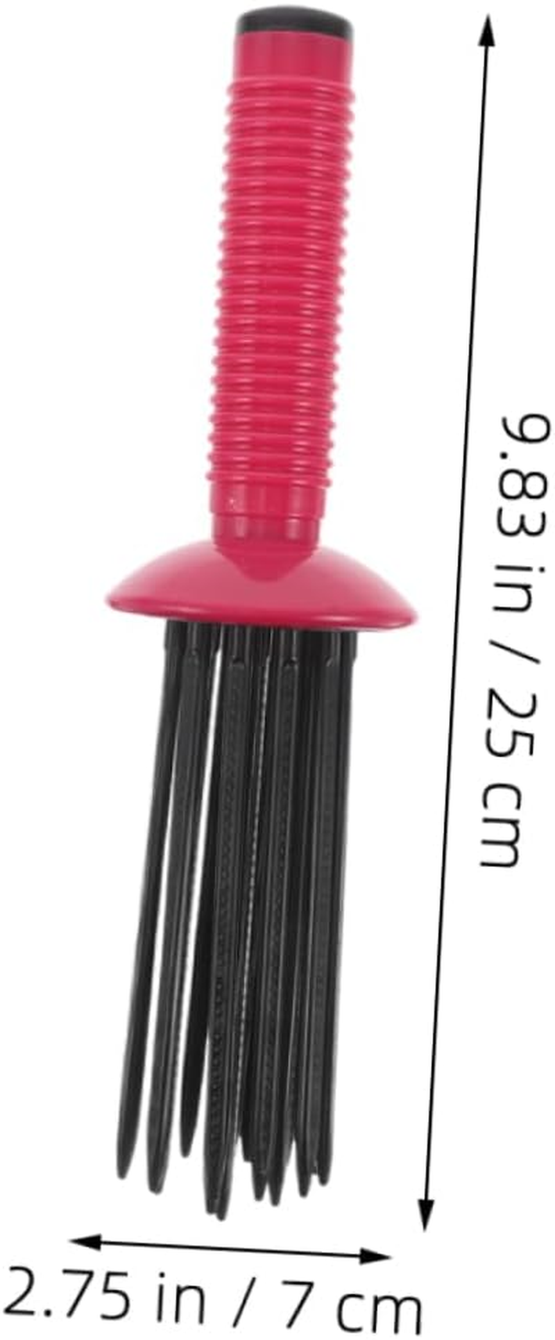 FOYTOKI Fluffy Curling Brush Styling Comb for Curly Hair Slip round Comb Essential Oil image number 1