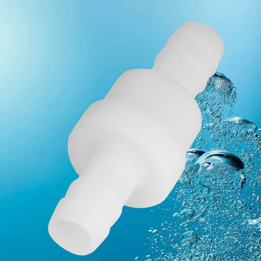 2Pcs 10Mm Plastic Check Valve One-Way Valves Non-Return Replacement Part Accessories Kit Used for Liquid Water Gas image number 4