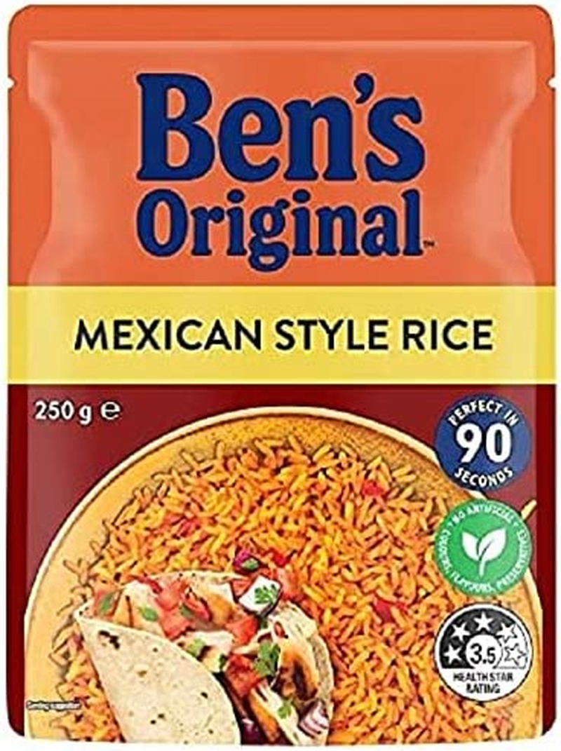 Mars Food BEN'S ORIGINAL Rice Mexican Style 6X250G Pouch image number 2