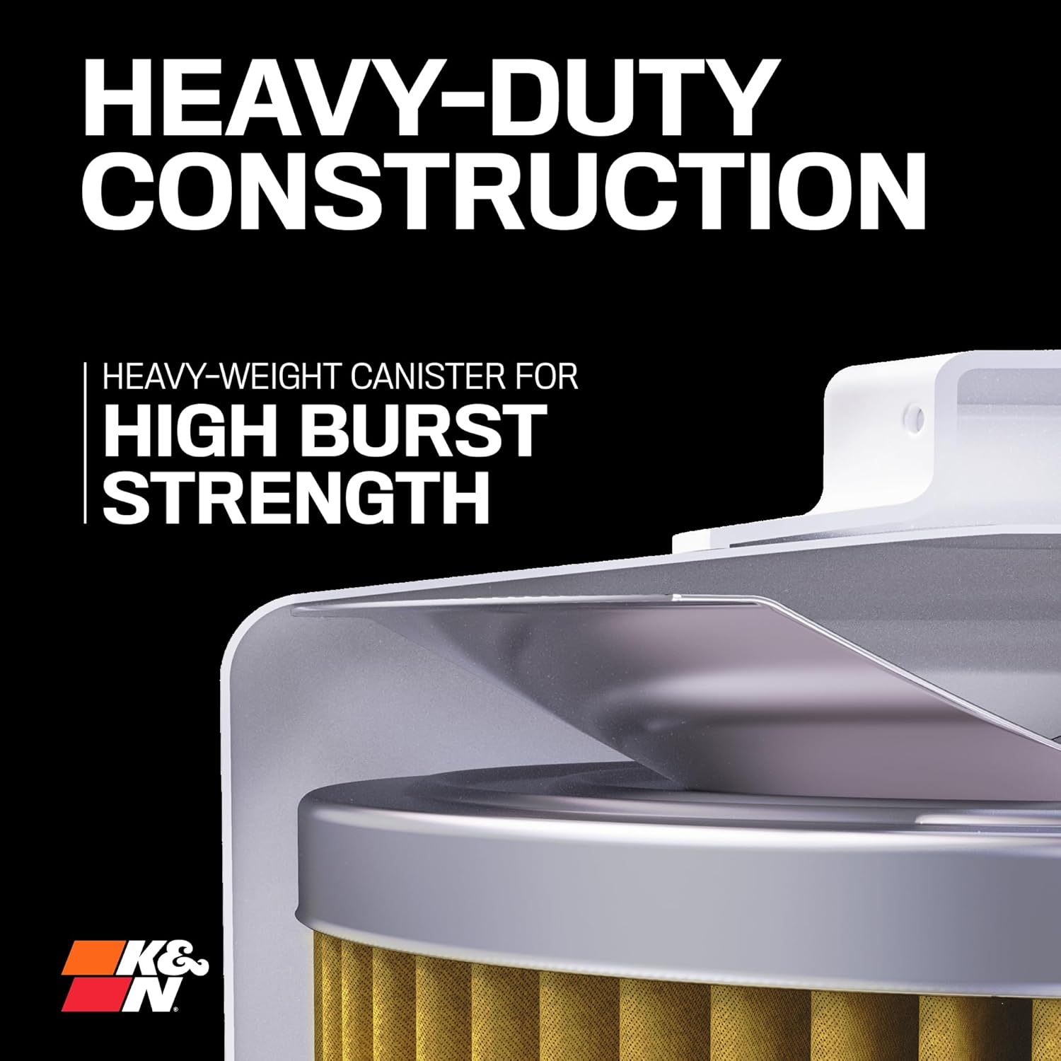 K&N HP-1002 Premium Oil Filter for 2022 Ford Bronco 2.3L L4 Gas