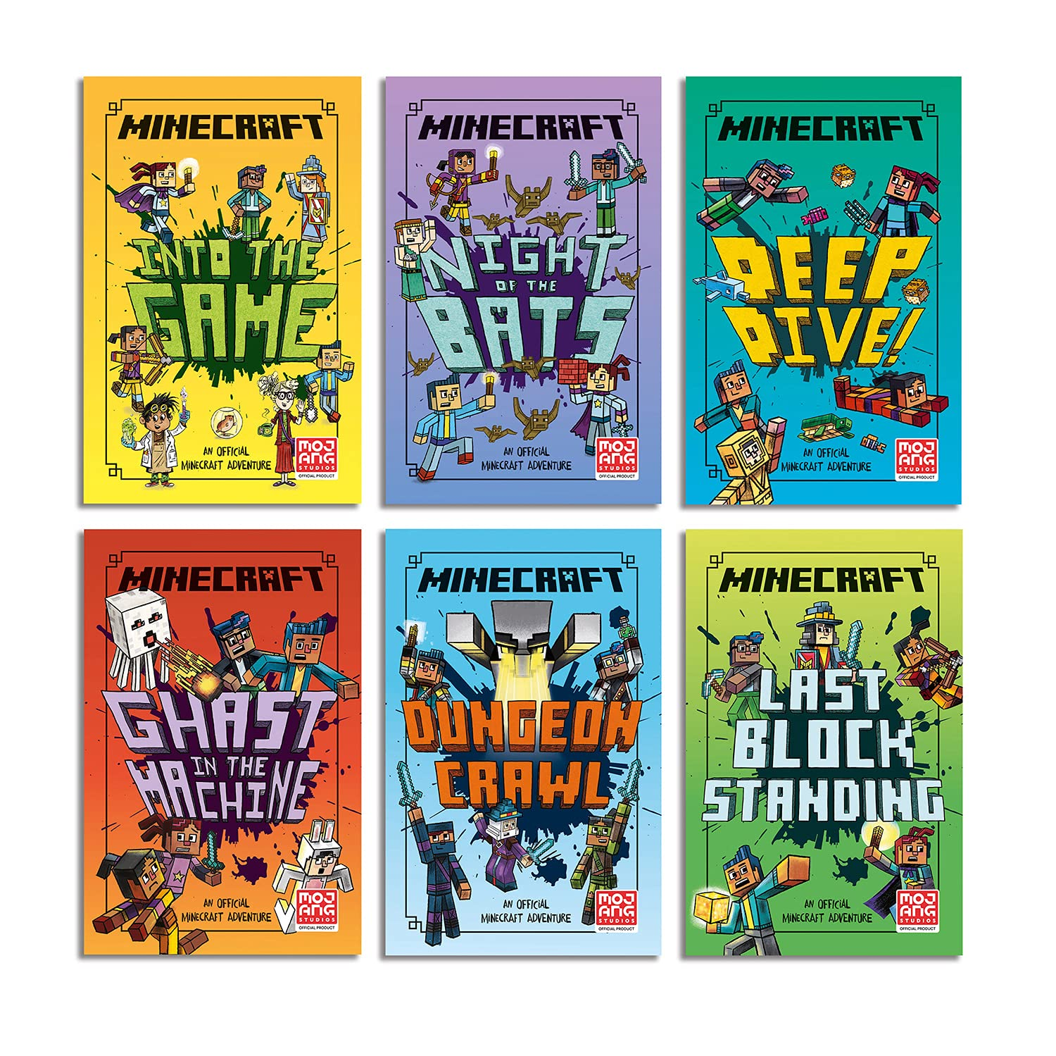 Minecraft Woodsword Chronicles 6 Book Slipcase: Official Illustrated Children&rsquo;S Gaming Fiction Series &ndash; Perfect for Fans of a Minecraft Movie and Kids Aged 6, 7, 8 & 9! image number 1