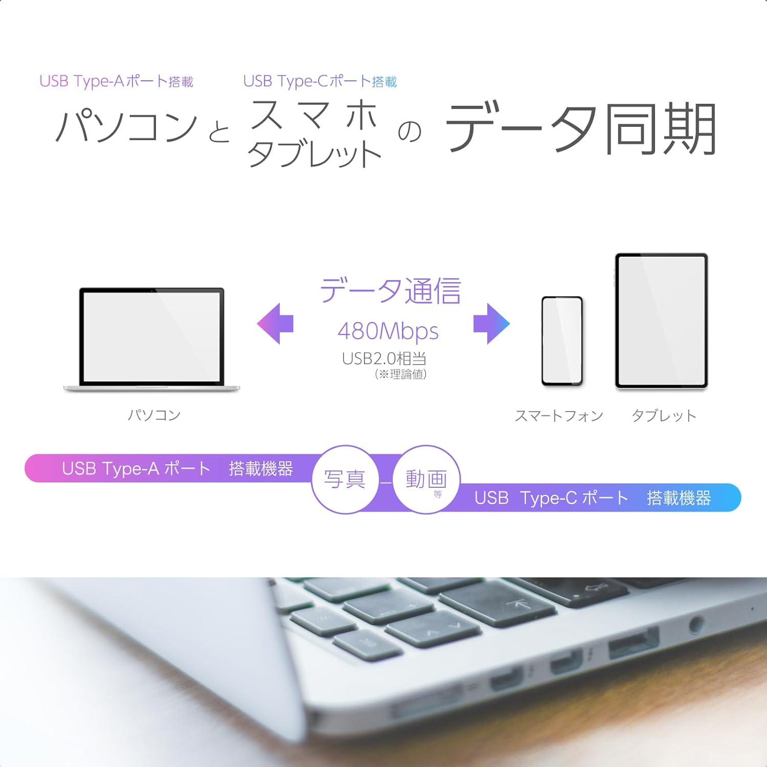 Kashimura NAJ-636 Full Cable Glows Vibrant and Products. Charging & Sync USB-A to Type-C Cable, 4.9 Ft (1.2 M), Rainbow LED image number 4