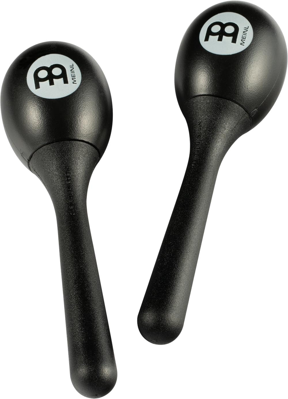 Meinl Percussion Plastic Egg Maracas - Egg Shaker with Ergonomic Handle - Musical Instrument Gadget - Plastic, Black (PEMBK) image number 3