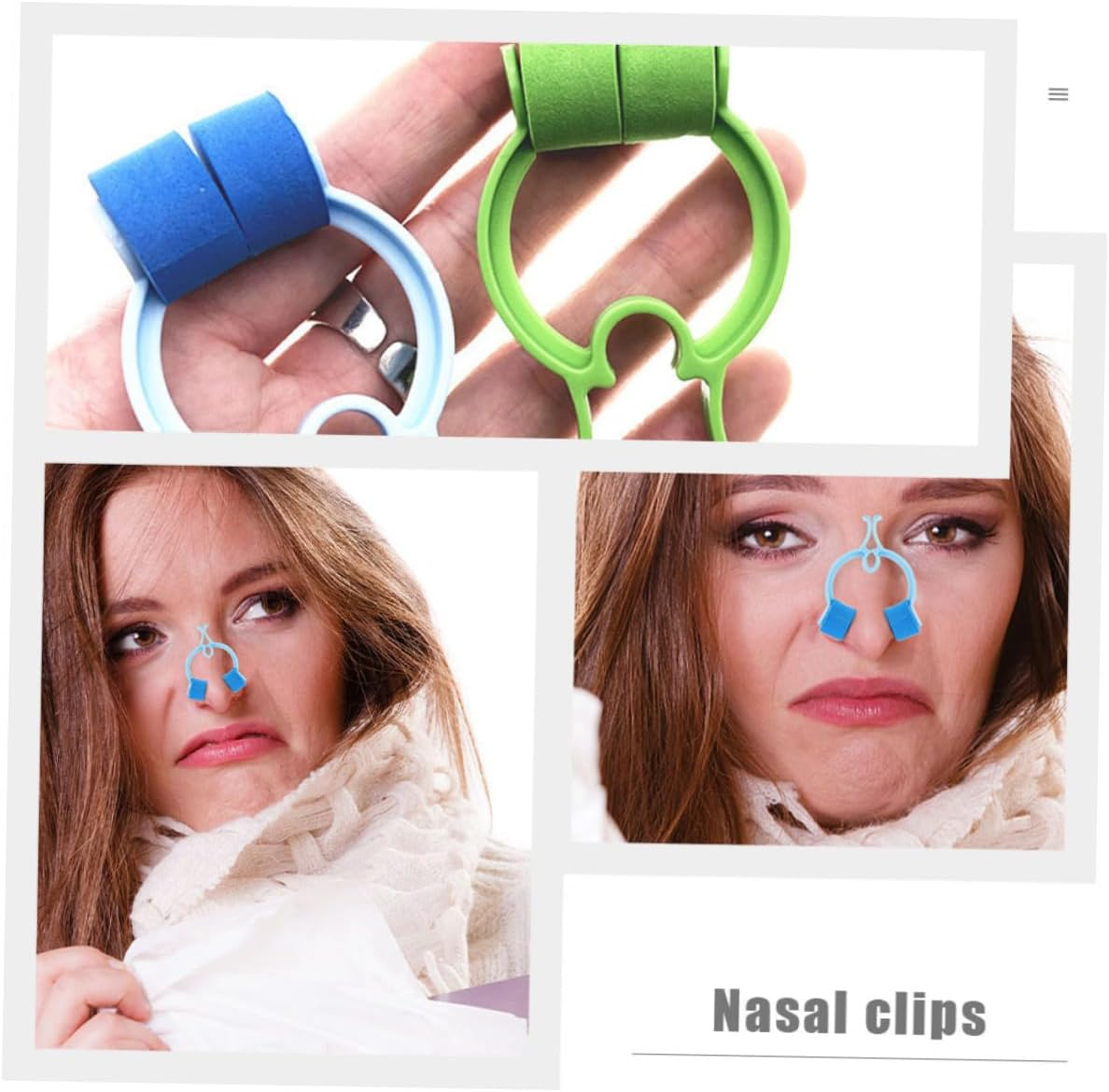 JECOMPRIS 20Pcs Nose Correction Clip Foam Nose Clip Nose Plugs for Swimming Adult Bloody Nose Stopper Nose Stop Clip Nasal Clip Epistaxis Care Clips Child Portable Pom image number 5