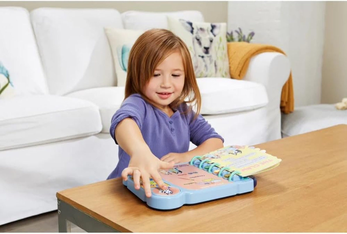 Vtech Bluey'S Book of Games - Pretend Play Interactive Book - 541203 - Multicoloured image number 5