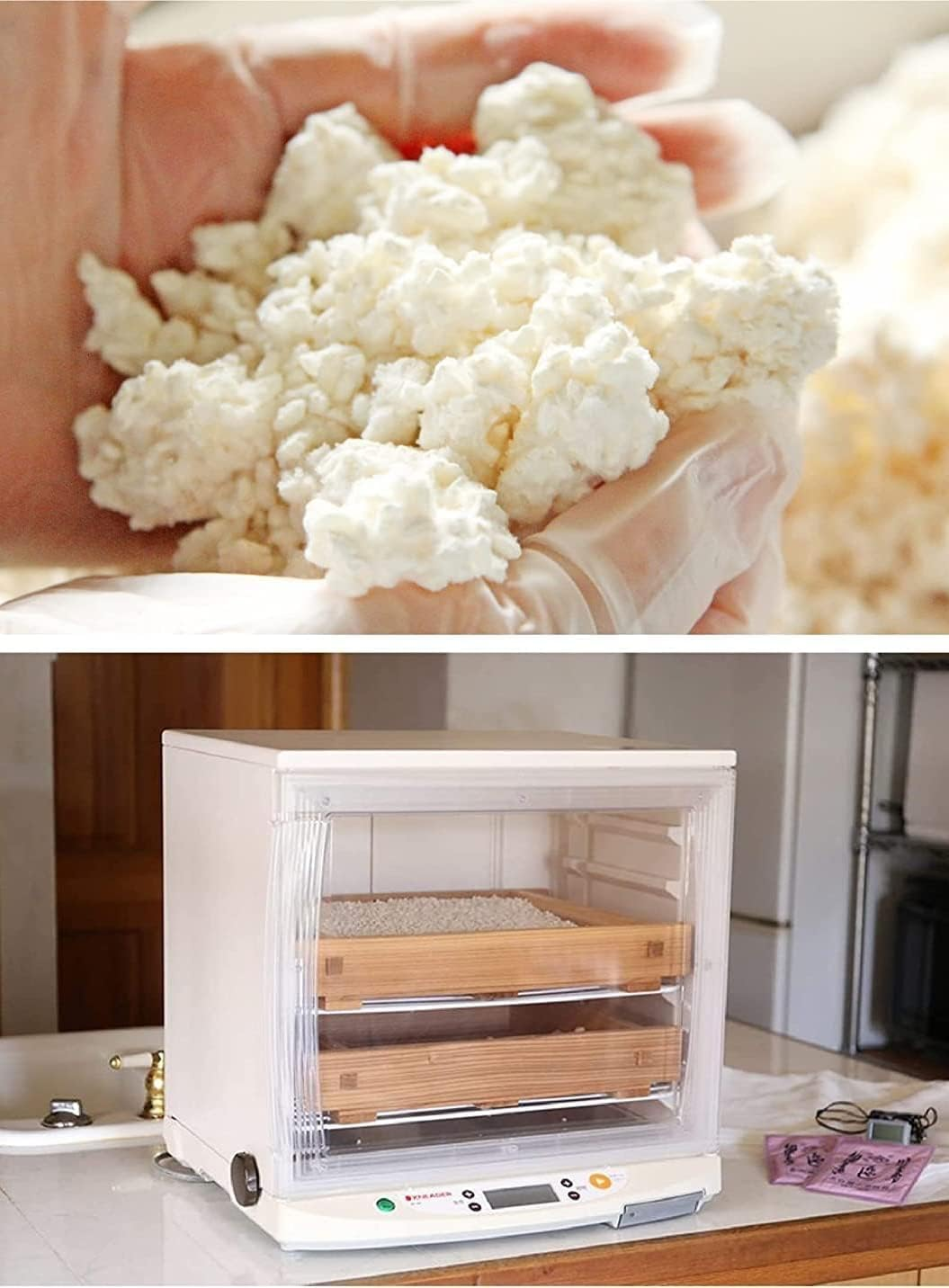 Hishiroku Koji Starter Spores Powder | Made in Japan | Yummy-Yamaguchi (0.7 Oz = 20G, (B) Improved Chohaku Kin (Very White)) image number 2