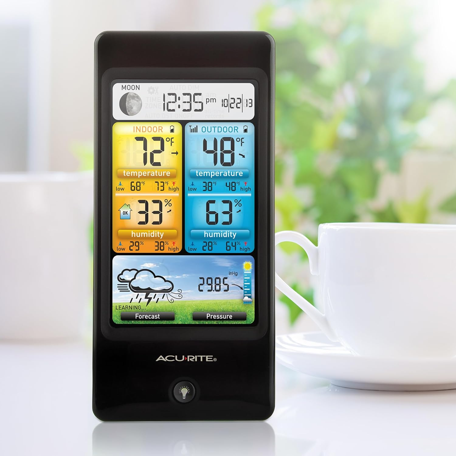 Acurite 02016 Color Weather Station with Forecast/Temperature/Humidity image number 3