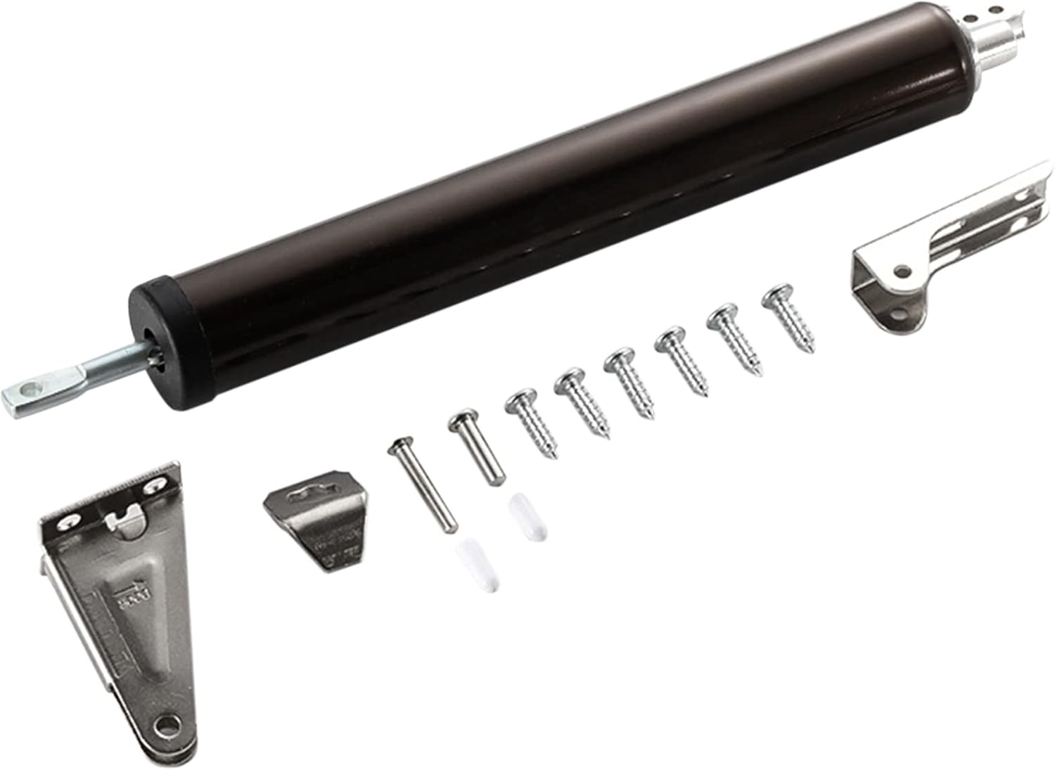 Simple Door Closer Silent Pneumatic Hydraulic Buffer Automatic Household Door Closing Artifact Furniture Hardware Brown