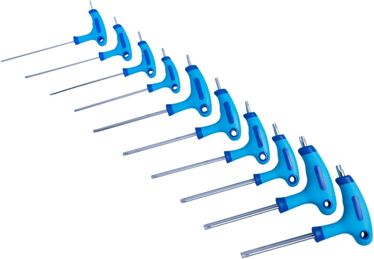 Bluespot 10Pc T-Handle Trx-Star Security Key Set T9-T50 in Metal Stand Torx Trx New image number 5
