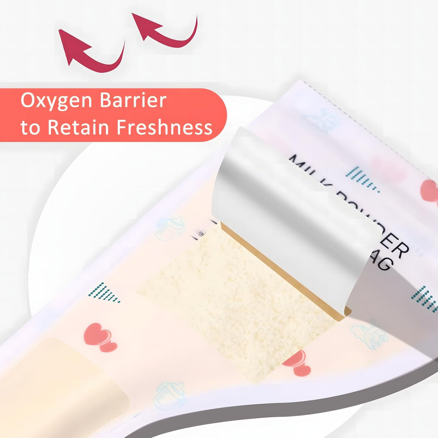 TOTCOZY Baby Formula Storage Bags, 30 Pack Portable Milk Powder Dispensers, Bpa-Free Baby Formula Disposable Bags, Idea for Travel or On-The-Go image number 2