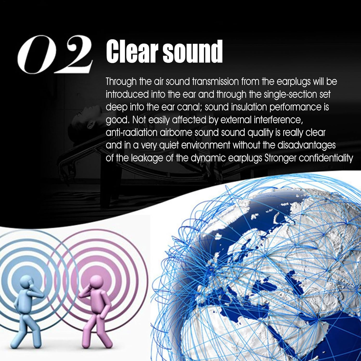 Humdcdy Concealed Acoustic Tube,Transparent Earpiece Acoustic Tube Replacement | Ergonomic Design Versatile Earbuds Audio Parts for Enthusiasts Professionals Teens Families Adults image number 1