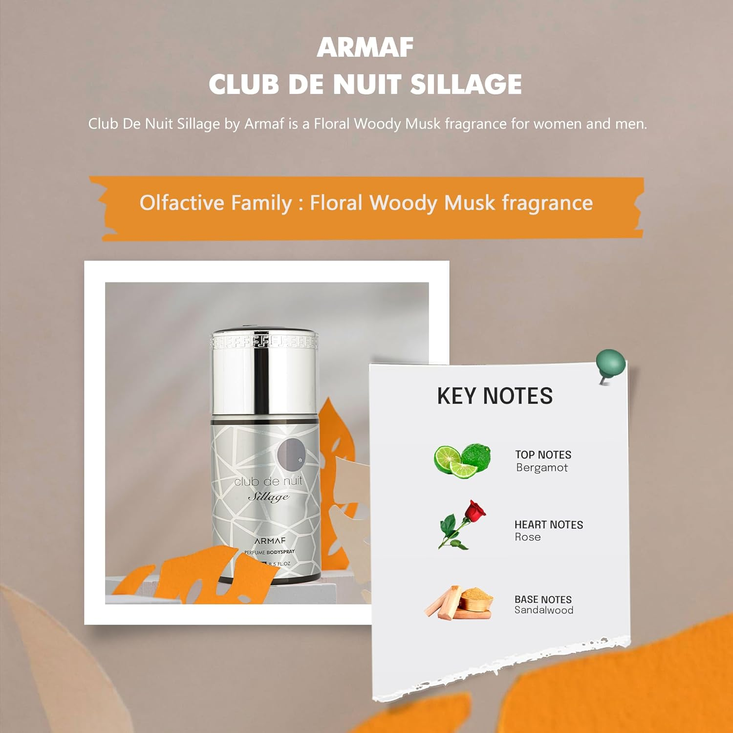 Armaf Club De Nuit Sillage Parfum Body for Men 250 Ml image number 3