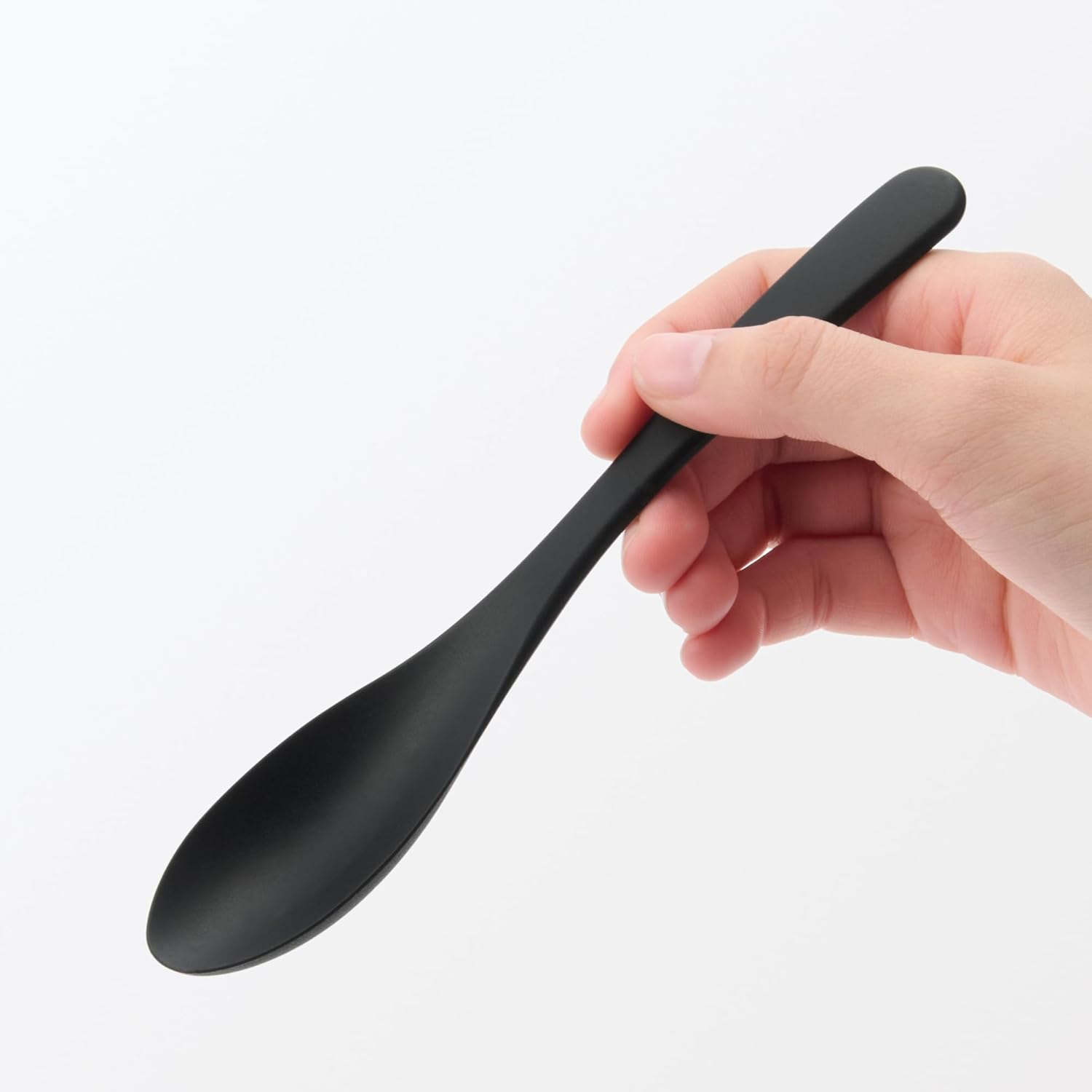 MUJI 84890864 Silicone Slim Spoon Approx. 7.1 Inches (18 Cm)