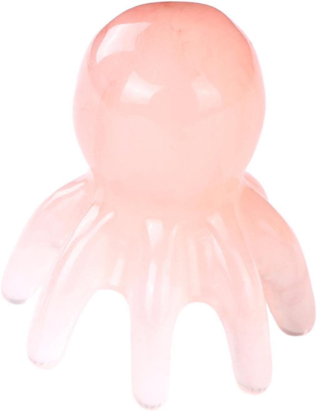 Koolsoo Octopus Massage Comb Head Scalp Massage Compact with Handle Portable Meridians Tool Point Tool for Grooming Home Women Men, Pink