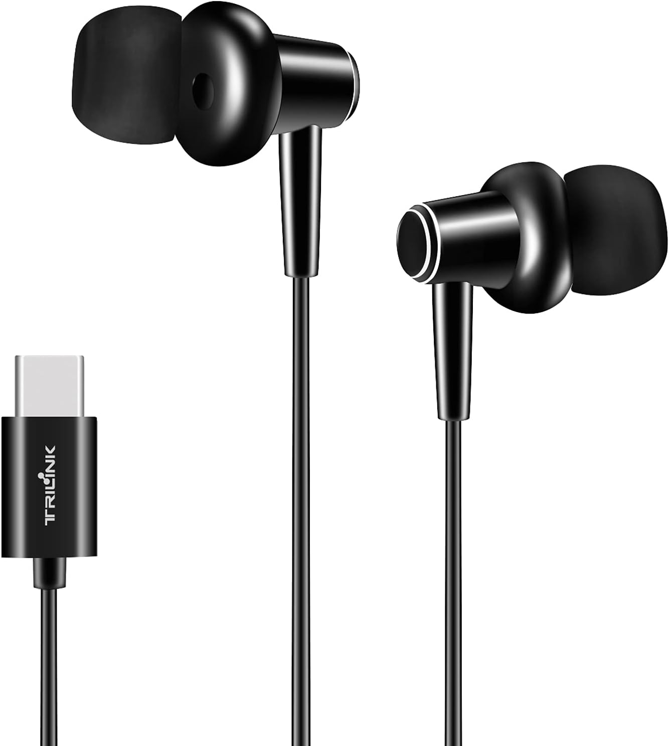 USB Type C Earbud Headphones Compatible with Xiaomi 10, 10 Pro, Mi 9, Mi 8, 8 Se, CC9 Pro, Mix 4, Mix 2, Mix2S, Redmi K40/K30/Pro, Note 8T/8/8 Pro/8A, Earphones with Mic and Volume Control image number 3