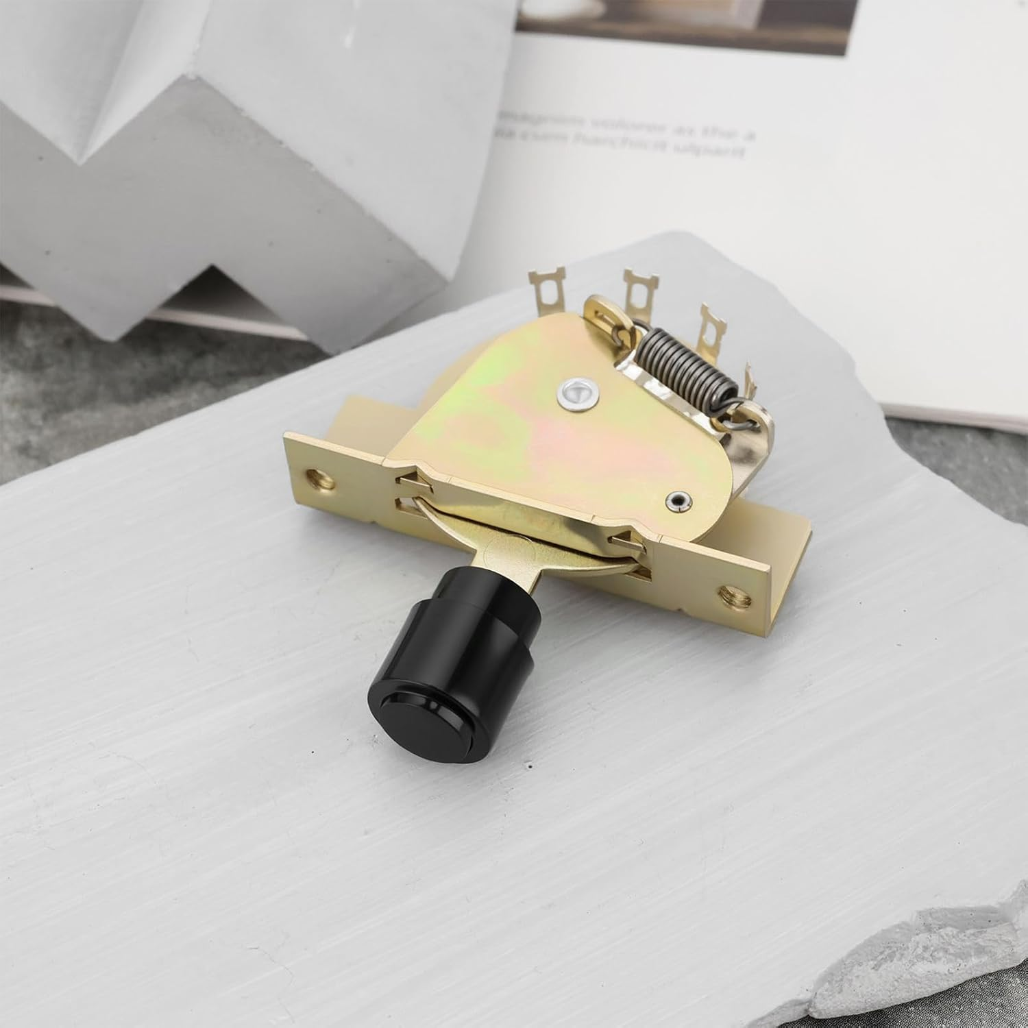 3-Way Guitar Pickup Selector Switch with 2 Knob Compatible with Telecaster Pre-1977 Compatible with Stratocaster Vintage Style image number 2