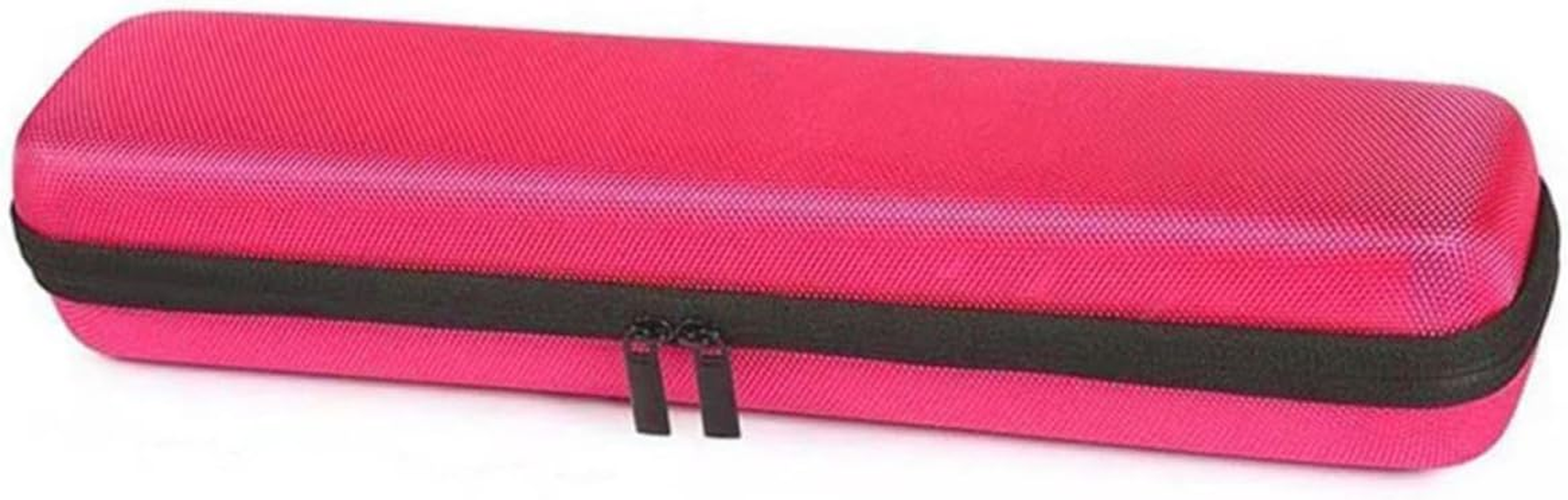 DECOMELODY Hair Straightener Storage Bag Curling Iron Organizer Hard Case for Travel Heat Resistant Properties image number 2