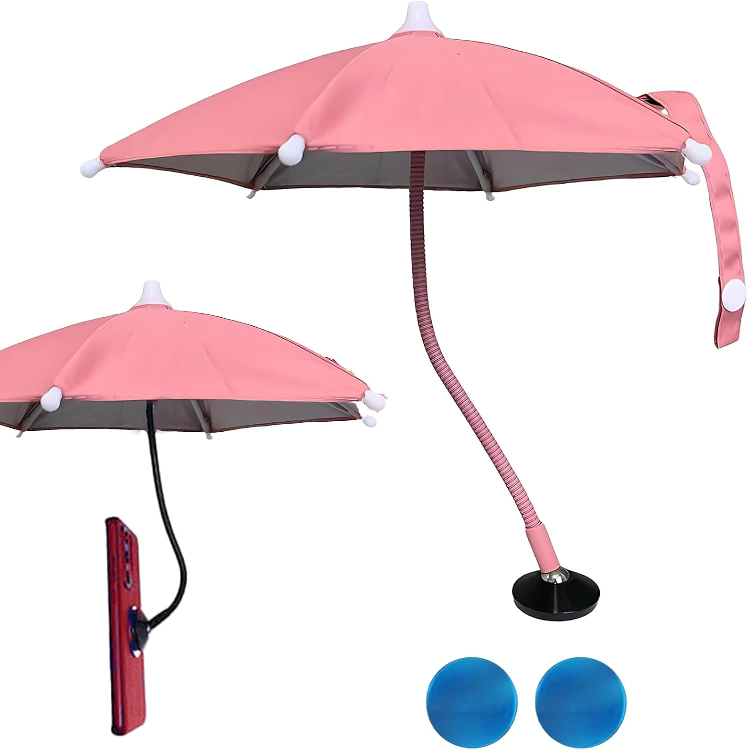 Rookii Phone Magnetic Car Navigation Shade Visor-Rain Protector,Universal Mini Anti-Reflective Glare Blocking Phone Sun Shade Shield,Umbrella for All Smartphones